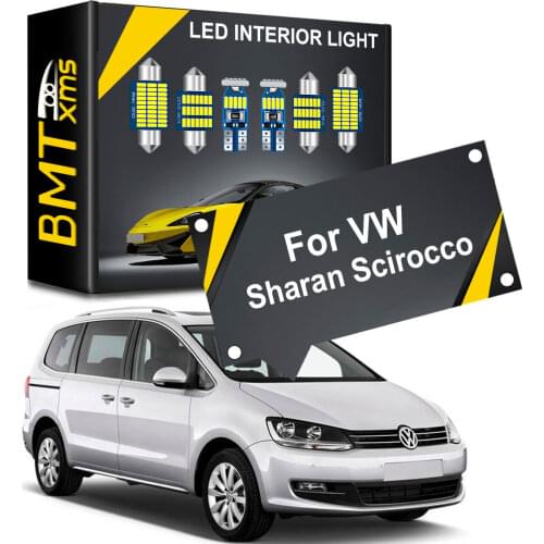 Seker Canbus For Volkswagen VW Sharan 7M8 7M9 7M6 7N Scirocco 3R Cars Accessories Interior LED Bulbs Map Dome Lamps Trunk Lights