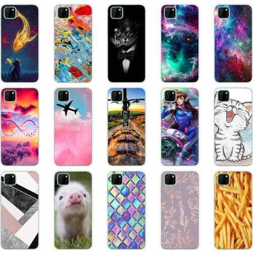 Case For Huawei Y5P Y5 P Case Silicone TPU Phone Back Cover On For Huawei Honor 9s 9 S Honor9s Coque Bumper Protective Capa