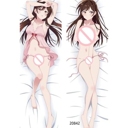 Anime Rent A Girlfriend Mizuhara Chizuru Dakimakura Hugging Body Pillow Case Sarashina Ruka & Sakurasawa Sumi DIY Pillow Cover