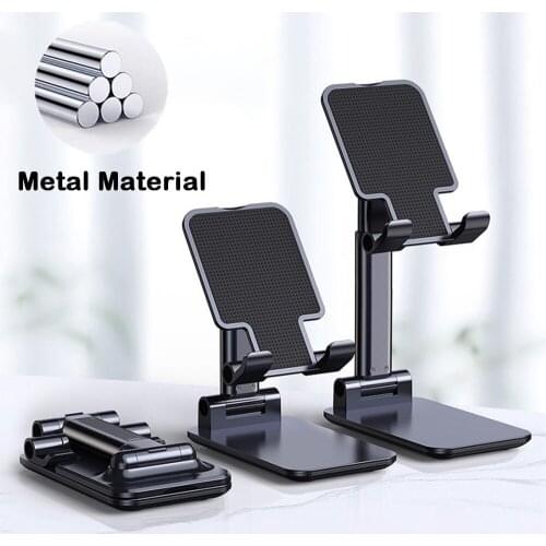 Adjustable Tablet Holder Cell Mobile Phone Stand Foldable Support Desktop Holders Cases For iPhone 13 12 11 xr 6 7 8 plus X iPad
