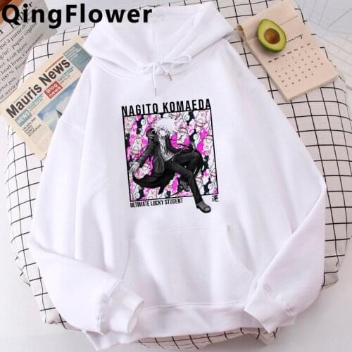 Anime Danganronpa Nagito Komaeda Ouma Kokichi hoodies men 2021 graphic anime Ulzzang men sweatshirts pullover printed