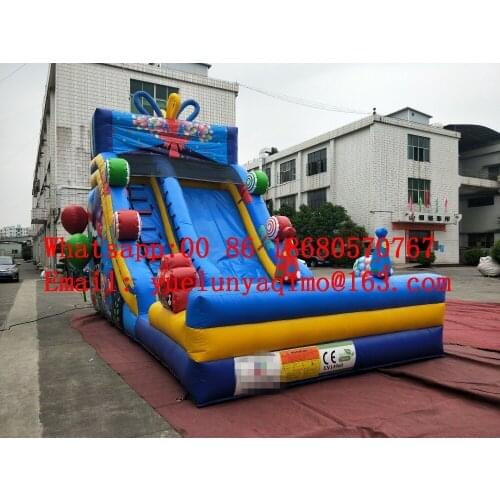 China Guangzhou) Factory direct adult children inflatable slide, inflatable castle, balloon clown inflatable slide BYSB-358