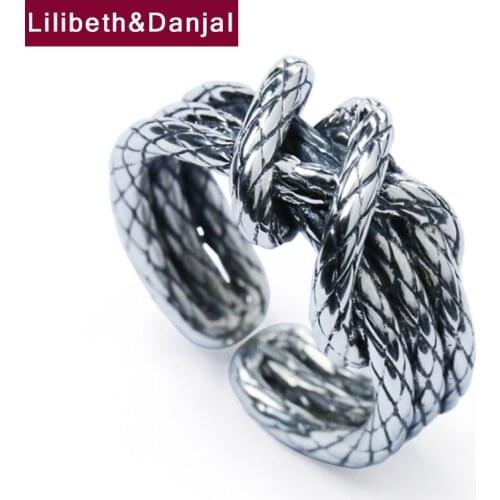 Creative Design Bague Argent Pure 925 Sterling Silver Adjustable Ring For Girls Fashion Jewelry Men Women 2020 New Arrival R029