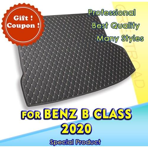 Car trunk mat for Benz B class 2020 cargo liner carpet interior accessories cover