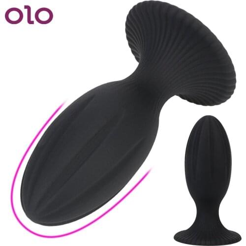 OLO Soft Anal Plug Anus Stimulator Big Anal Beads Butt Plugs Prostate Massager Couple Toys Sex Toys For Man Woman