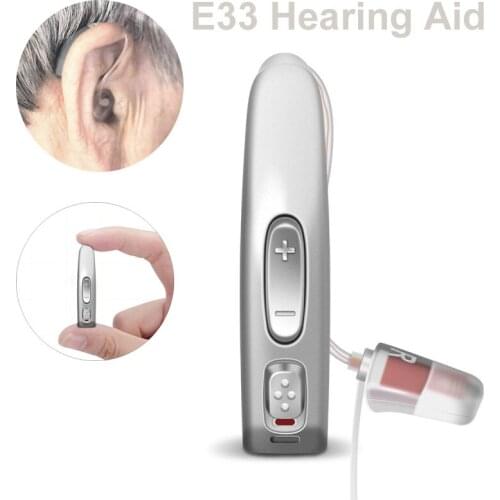 USB Rechargeable Hearing Aid Digital Invisible Sound Amplifier For The Elderly Deafness Hearing Impaired Left Right Ear Care Aid