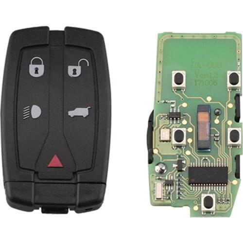 XRSHKEY 5 Button Remote Car Key 315MHz 46 Chip with HU101 Blade for Land Freelander 2 LR2 Sport for Land Freelander 2