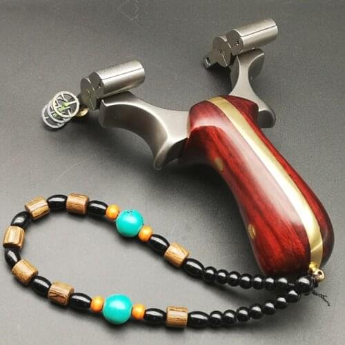 Kids Games Toys 98K Slingshot Stainless Steel Slingshot High Precision Slingshot Shooting Hunting Profession Bow Head