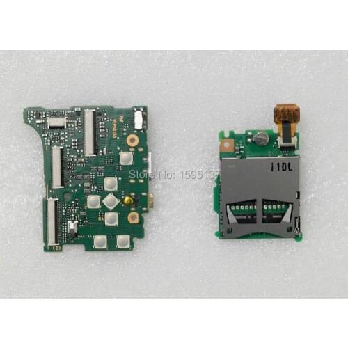Camera Repair Parts for Panasonic ZS15 TZ25 motherboard+SD card slot circuit board keyboard menu function key board