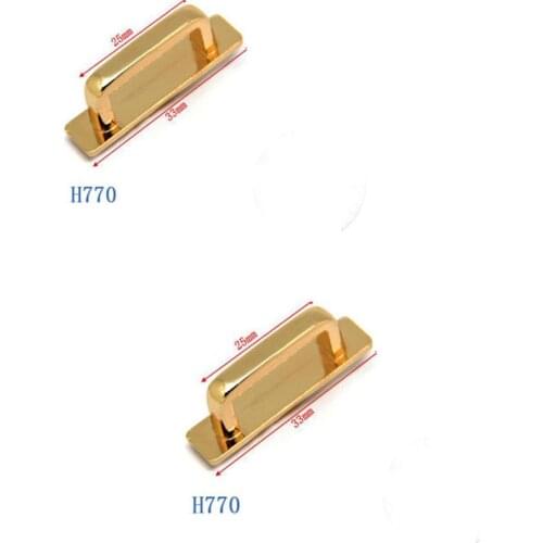 Gold Metal Opening Hardware Brige, 25 mm Bag Handle, Metal Handle