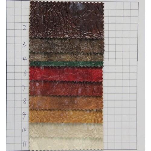 10 yards free shipping new decoration PVC embossed leather fabric material for Bags, gloves, sofa, handbag, shoes, home diy