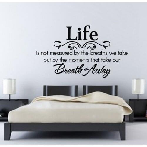 23.6x15.7" Life is not measured Vinyl Wall Home Decor Decal Quote Inspirational Adorable,WALL ART STICKER DECAL MURAL TEXT QUOTE