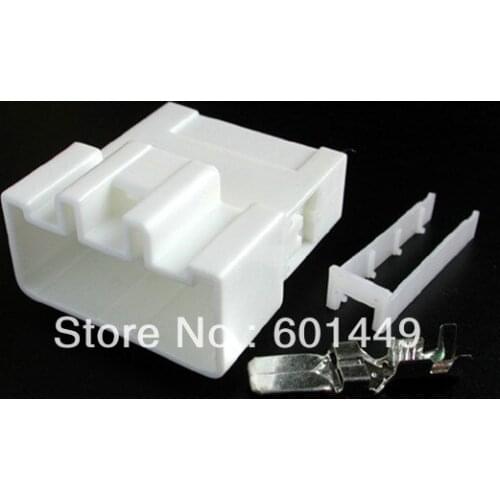 50SET wire connector female cable connector male terminal Terminals 4-pin connector Plugs sockets seal DJ7042-7.8-11