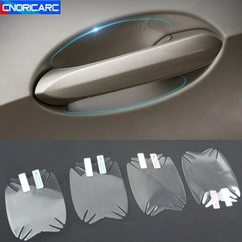 Car Outside Door Bowl Protective Film Transparent Stickers For BMW X3 X4 G01 G02 X5 G05 5 Series G30 Exterior Accessories