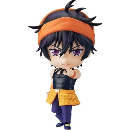 Pre-Sale Jojos Bizarre Adventure Anime Ghirga Narancia Action Figures Q Version Model Ornaments Hand-Made Collectible Toy Gifts