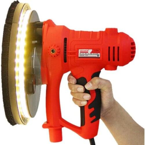 220V Electric Led Light Wall Putty Polisher Polishing Machine Sanding Grinding Machine