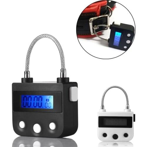 Electric Bondage Lock BDSM Fetish Handcuffs Mouth Gag Rechargeable Timing Switch Chastity Device Adult Games Couples Sex Toys