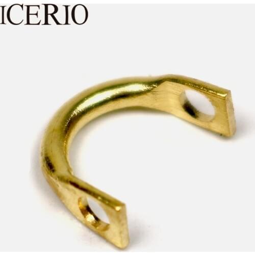 ICERIO 100PCS Spinner Clevises Easy Spin Brass DIY Fishing Lures Accessories