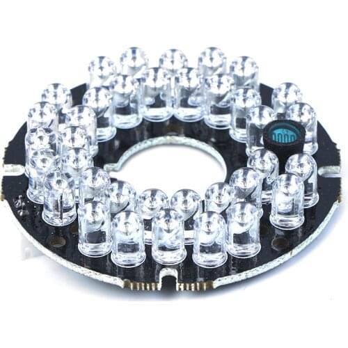 90 degrees CCTV Accessories infrared light 36 Grain IR LED board for Surveillance cameras night vision diameter 53mm