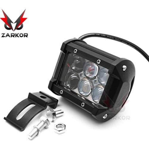 Zarkor 4Inch Combo light LED Work lamp 8000LM PMMA 18W car light For 4x4 led bar offroad SUV ATV Tractor Boat Trucks Excavator