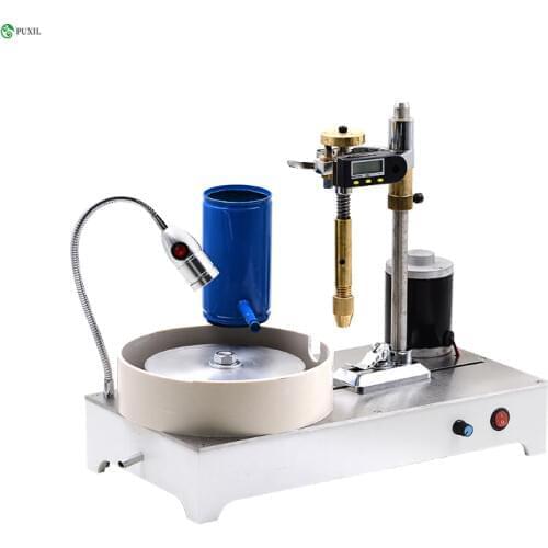 Stainless Steel Lapidary Machine Precision 50-1800Rpm Gemstone Faceting Polishing Machine 120W Jade Processing Equipment
