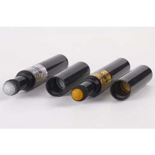 MiFanXi Nail Powder Cushion Pen Golden Silver Mirror Nail Art Glitter Muticolor Chrome Powder Decorations