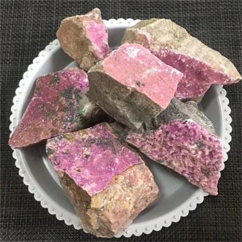 Natural gemstone pink calcite crystal rough stones for healing reiki for feng shui