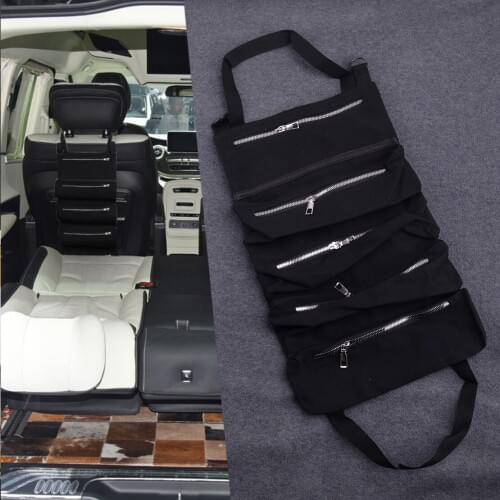 New Car Universal Black Multi-Purpose Tool Roll Up Storage Bag Wrench Organizer Seat Hanging Pouch