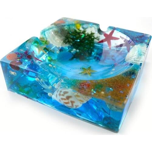 Ashtray Silicone Mold Coaster DIY Flower Pot Candle Holder Plaster Mold Epoxy Resin Mold For Jewelry Craft Making