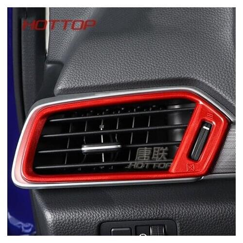 Car Front Dashboard Upper AC Air Outlet Vent Frame Cover Trim Sticker Interior Moulding For Honda Accord 10th 2018 2019