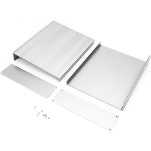 Sand Blasting Printed Circuit Board Instrument Aluminum Box Enclosure Electronic Project Case Black Printed Circuit Board new