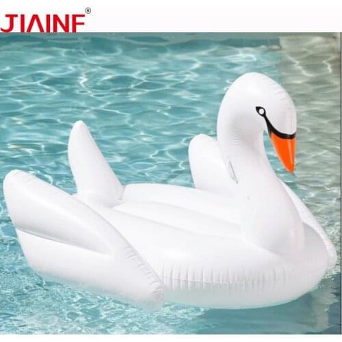 Swan Floating Row Giant Floater Pvc Inflatable Mattress Summer Swimming Ring Pool Accessories Outdoor Water Amusement Toys