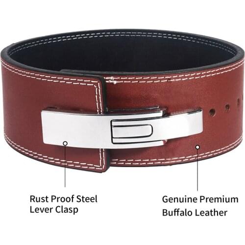 10MM Buckle Weightlifting Belt Waist Support Men Women Barbell Squat Gym Sports Fitness Bodybuilding Power Training