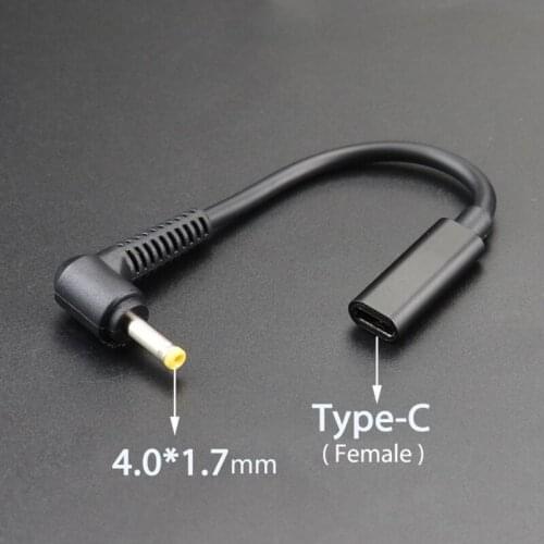 USB 3.1 Type C Female to DC 7.9*5.0 4.0*1.35 5.5*2.5 2.1 4.8*1.7mm Male PD Power L4MD