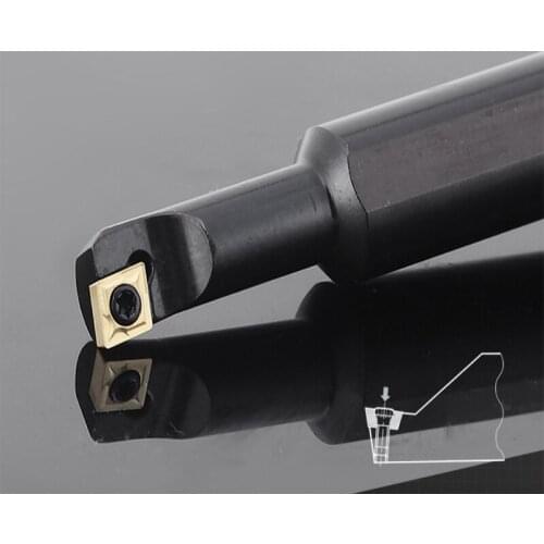 Reduced diameter small diameter inner hole boring tool clamp inner diameter turning tool bar 6 7 8 10 12 mm -SCLCR 06 09