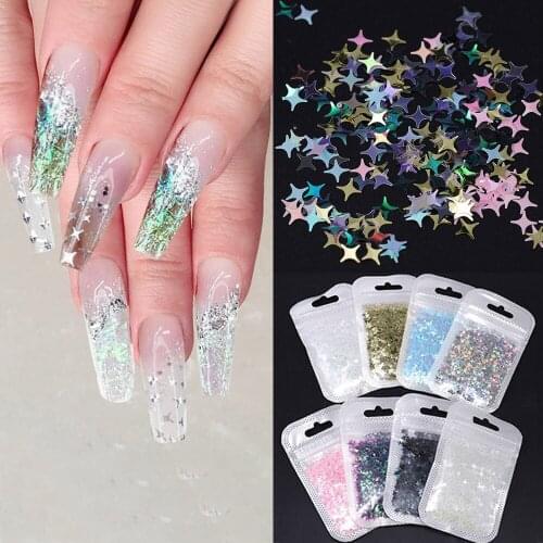 YUEFUZHANG Sequins For Nail Design