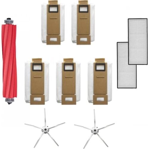 HOT！-Main Brush Hepa Filter Side Brush Dust Bag Accessories for Xiaomi Roborock T7 T7Plus S7 Robot Vacuum Cleaner