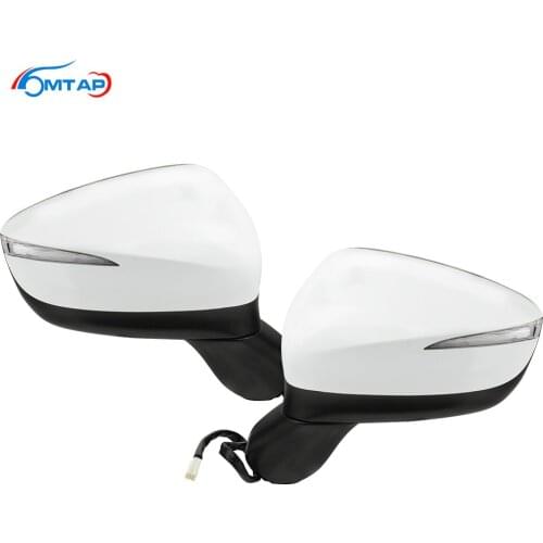 MTAP 2PCS Car Rearview Mirror Assy For Mazda CX-5 2015 2016 With Electric Angle Adjust Folding Heating Blind Spot Monitoring