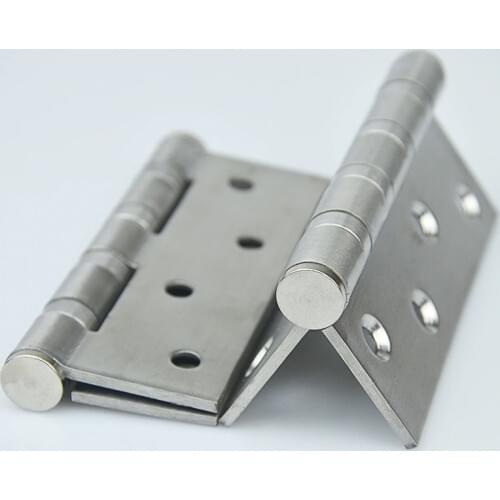 2pcs Top Quality 304 Stainless Steel Extra-thick Door Hinges 2.5mm Thickness Hinge 4 inch