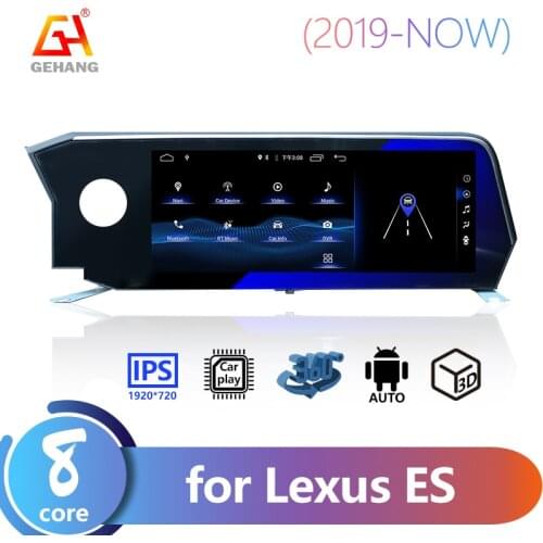 Android 10.0 12.3'' 4G 64G Car Radio For Lexus ES250 ES300 ES350 2019-2020 Audio Multimedia Player Carplay WIFI