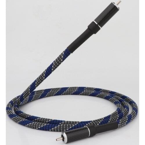 Preffair X409+R1709 audio digital coaxial cable COAX/AL S.PDIF connection line power amplifier hifi front and rear signal cable