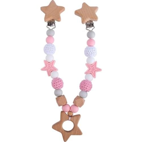 Baby Stroller Hanging Pendant Infants Teether Nursing Chewing Toys Pacifier Clip Chain Mobile Rattle Bed Bell