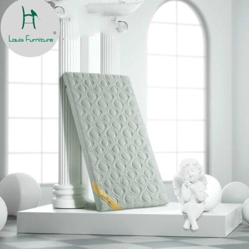 Louis Fashion Children Beds Baby Mattress Latex Natural Coconut Palm Cushion