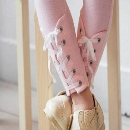 2017 Pink Children Tights for Girls Casual Pants Baby Lacing Underpants 3-6Year Kids Pants Cotton Springy Harem Pant