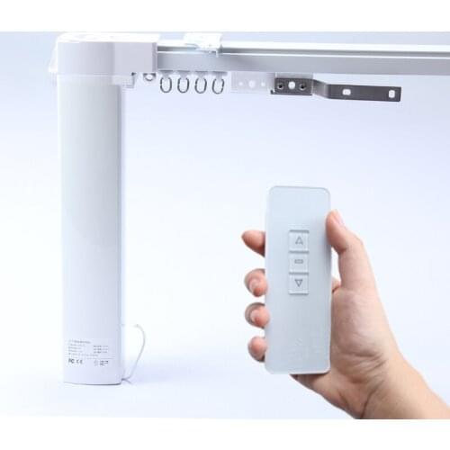 Tuya Smart Home Electric Curtain Track Motor WIFI Remote Control Work With Alexa Google Home Automatic Curtain Silent Rails