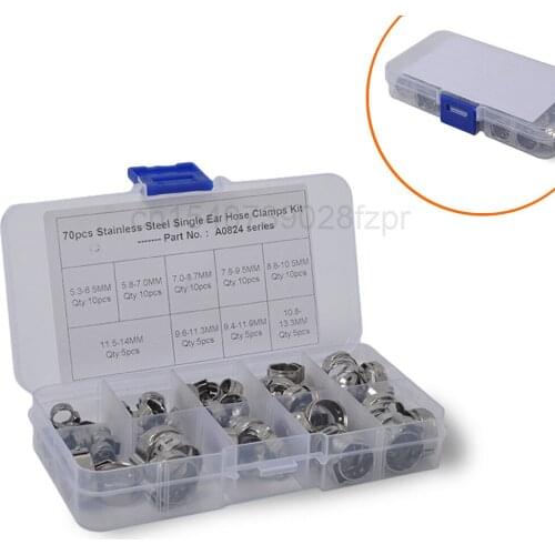 Combined Electrodeless Clamp Stainless Steel 304 Single Lug Clamp 70, Only 9 Specifications