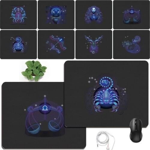 Mouse Pad Game Gamer Mouse Pad Student Computer Mouse Waterproof Pad Notebook Pad Office Pad PU Leather Gaming Small Mouse Pad