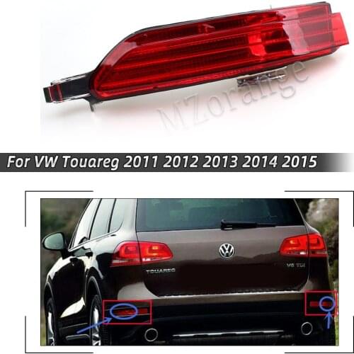 Right Rear Bumper Reflector Lamp For VW Touareg 2011 2012 2013 2014 2015 7P6945105 7P6945106 Warning Light