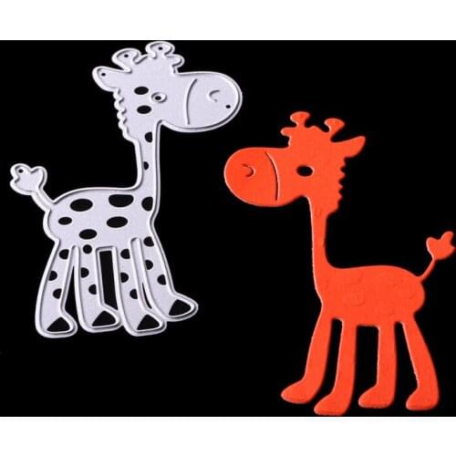 Giraffe Metal Cutting Dies for scrapbooking Stencils for Craft Paper DIY Scrapbook dies Cut Template