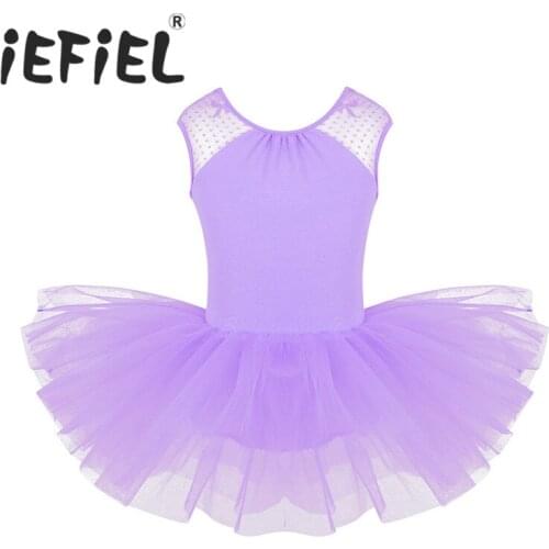 Cute Children Kids Ballet Dance Dress Stage Dance Wear Gymnastics Leotard Girls Tutu Dress Girls Princess Ballerina Costumes